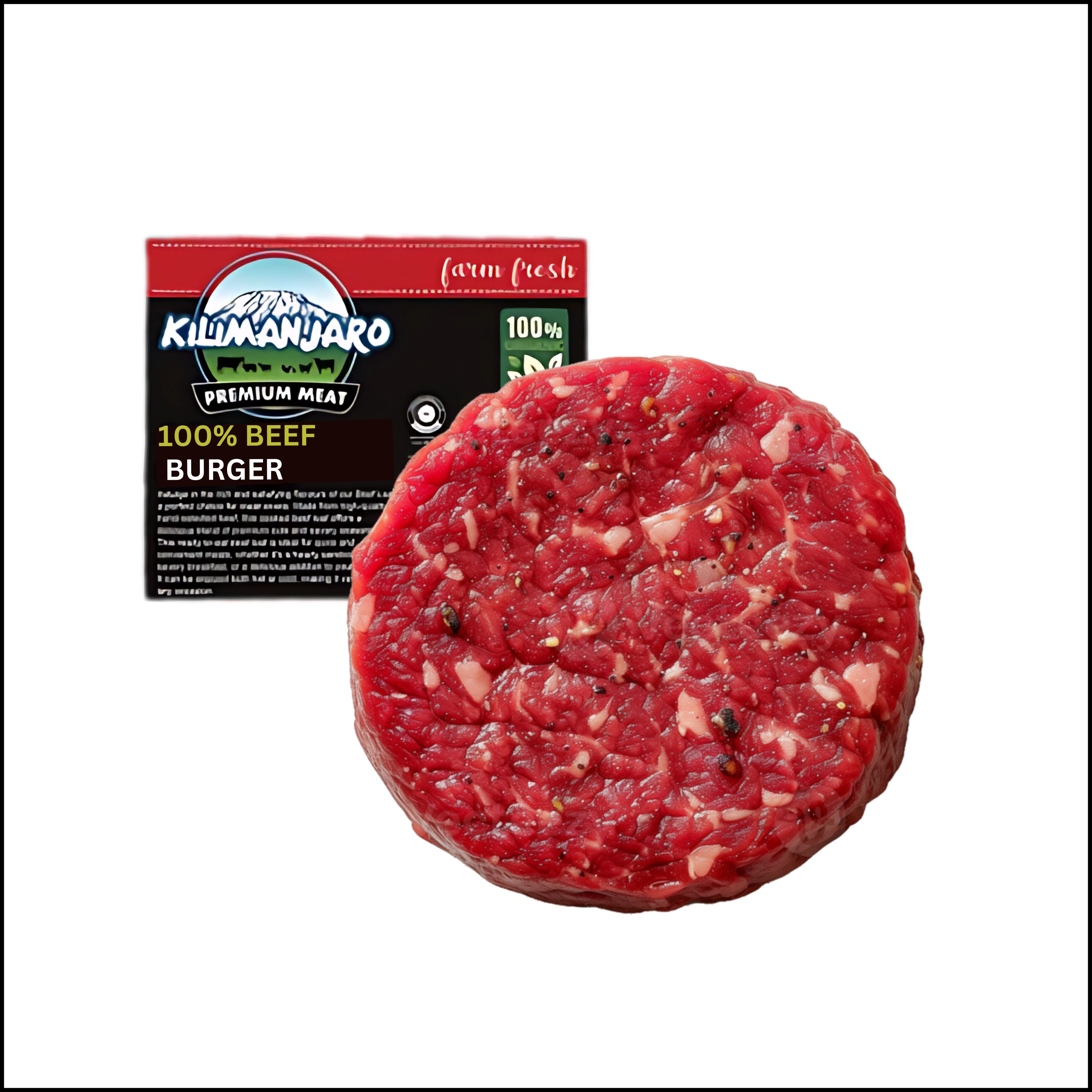 100% Beef Burger